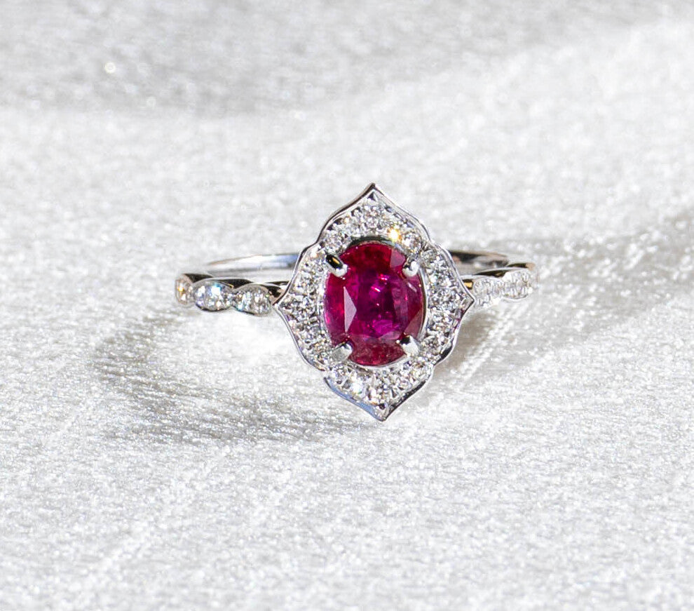 The Antoinette - Ruby & Diamond 1.27 ct